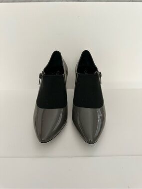 Calvin Klein Jalana Women's Size 6 Gray Patent Leather Heels Classic Pumps Shoes